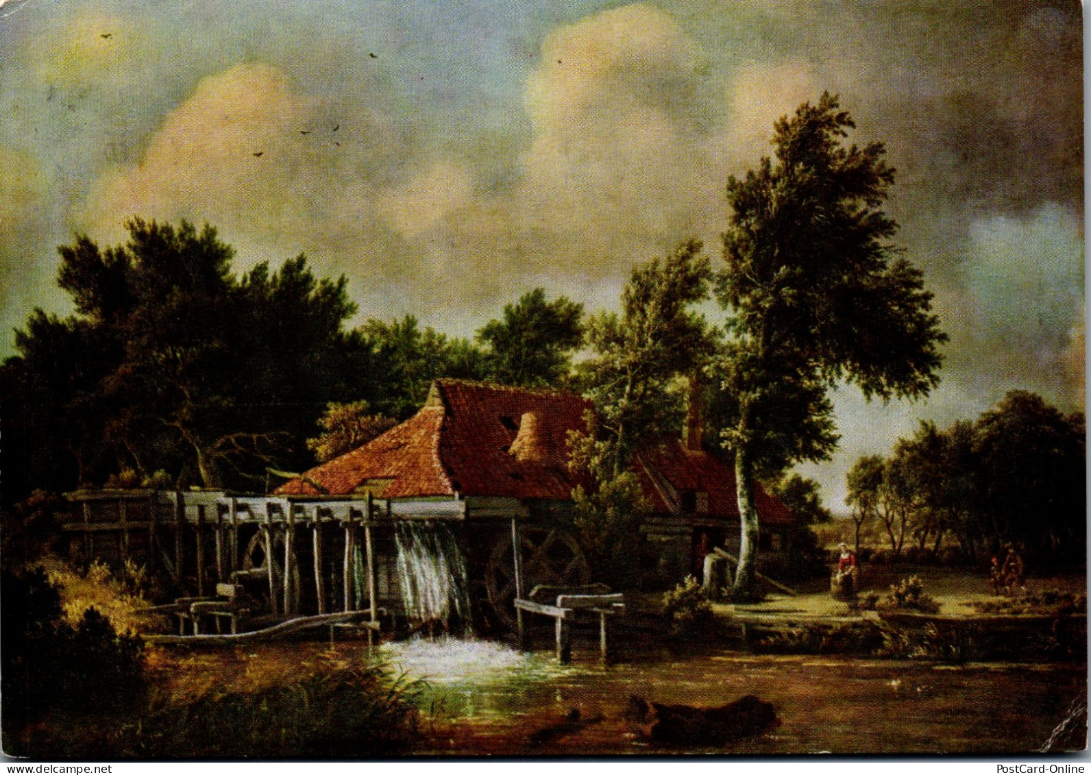 51051 - Niederlande - Meindert Hobbema , De Watermolen , Wassermühle - Gelaufen 1966 - Autres & Non Classés