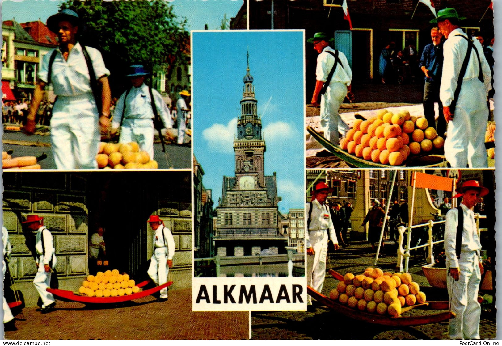 51031 - Niederlande - Alkmaar , Käse , Mehrbildkarte - Gelaufen 1969 - Alkmaar