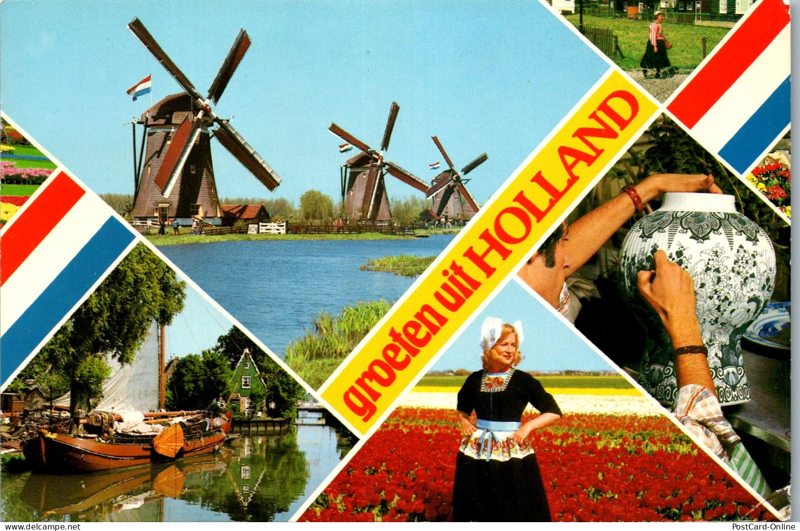 51018 - Niederlande - Motiv , Mehrbildkarte - Gelaufen 1985 - Autres & Non Classés