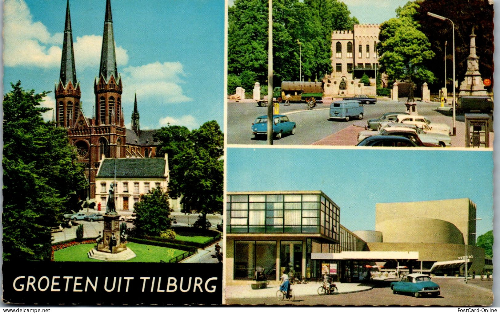 50996 - Niederlande - Tilburg , Mehrbildkarte - Gelaufen 1963 - Tilburg