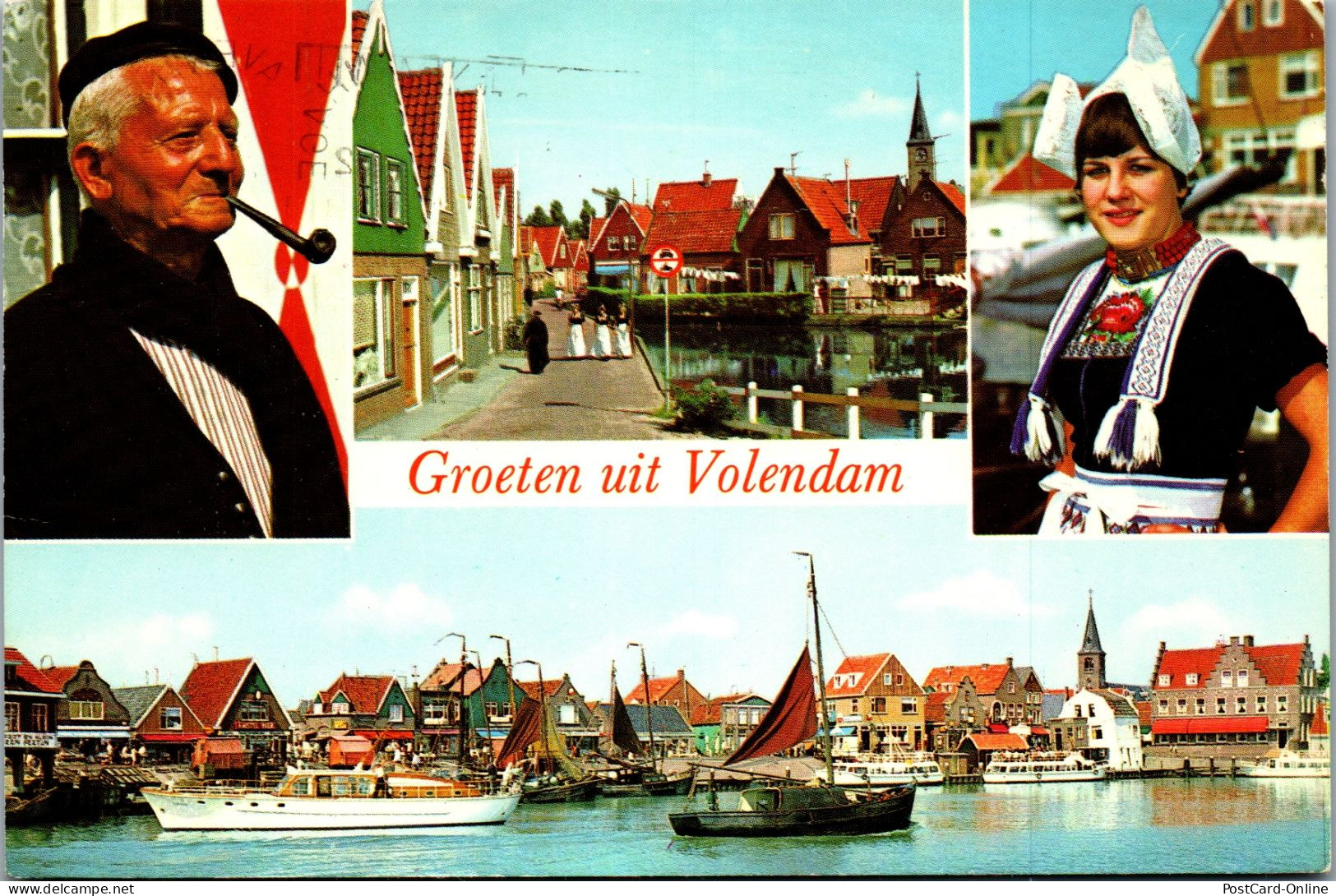 51001 - Niederlande - Volendam , Mehrbildkarte - Gelaufen 1979 - Volendam