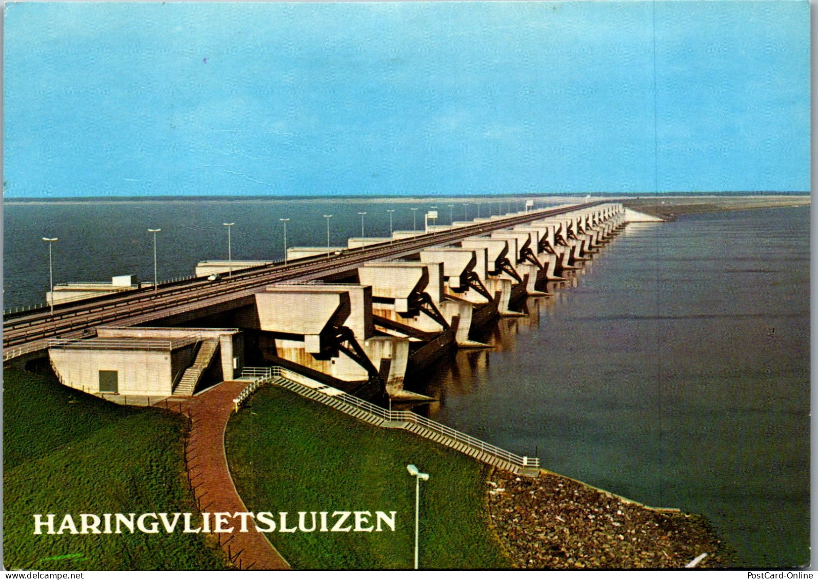 51005 - Niederlande - Haringvlietsluizen , Verbindungsweg Goeree - Overflakkee - Gelaufen 1981 - Autres & Non Classés