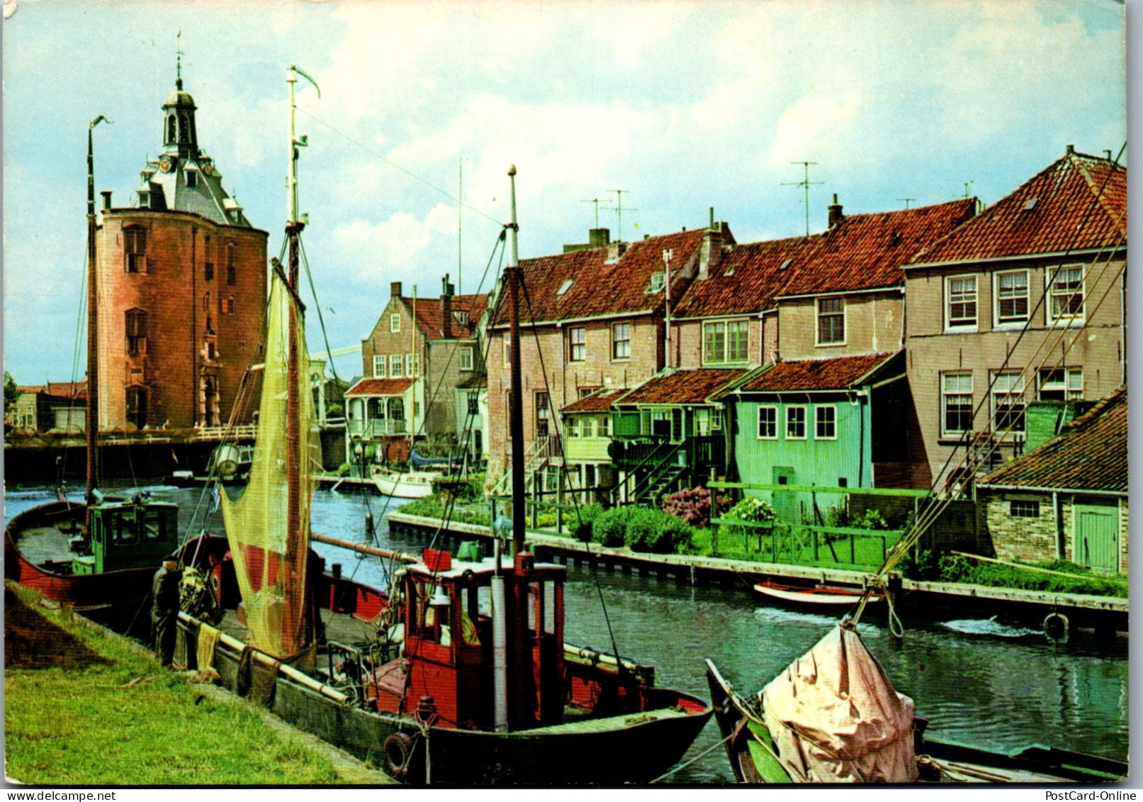 50986 - Niederlande - Enkhuizen , Drommedaris Achterzijde Spui - Gelaufen  - Enkhuizen