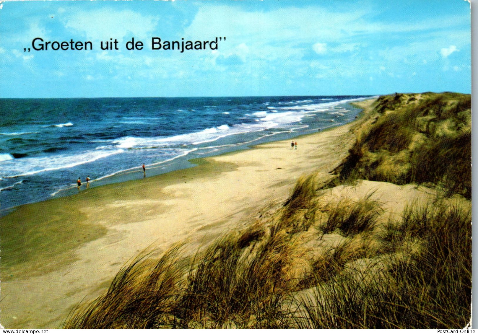 51015 - Niederlande - Banjaard , Strand , Panorama - Gelaufen 1984 - Breskens