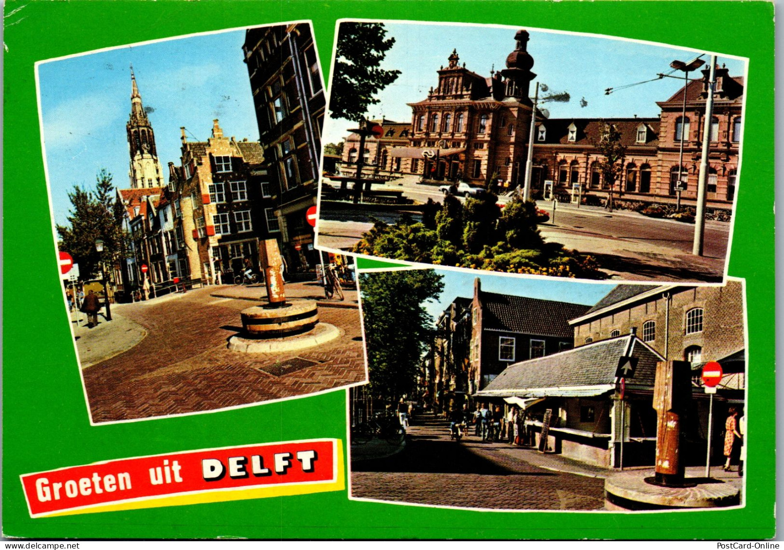 50981 - Niederlande - Delft , Mehrbildkarte - Gelaufen 1980 - Delft