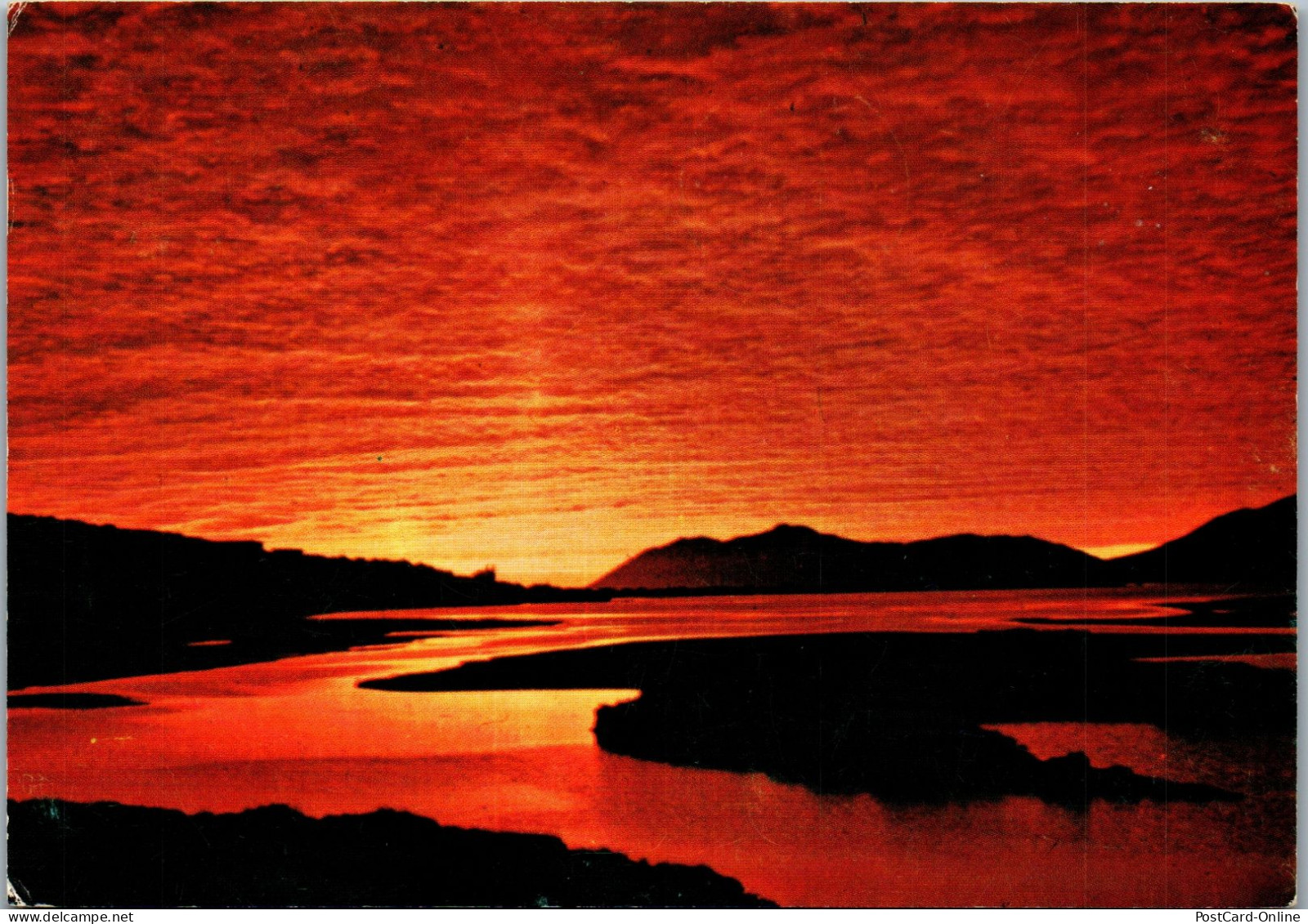 50969 - Island - Akureyri , Midnight Sun - Gelaufen 1975 - Island
