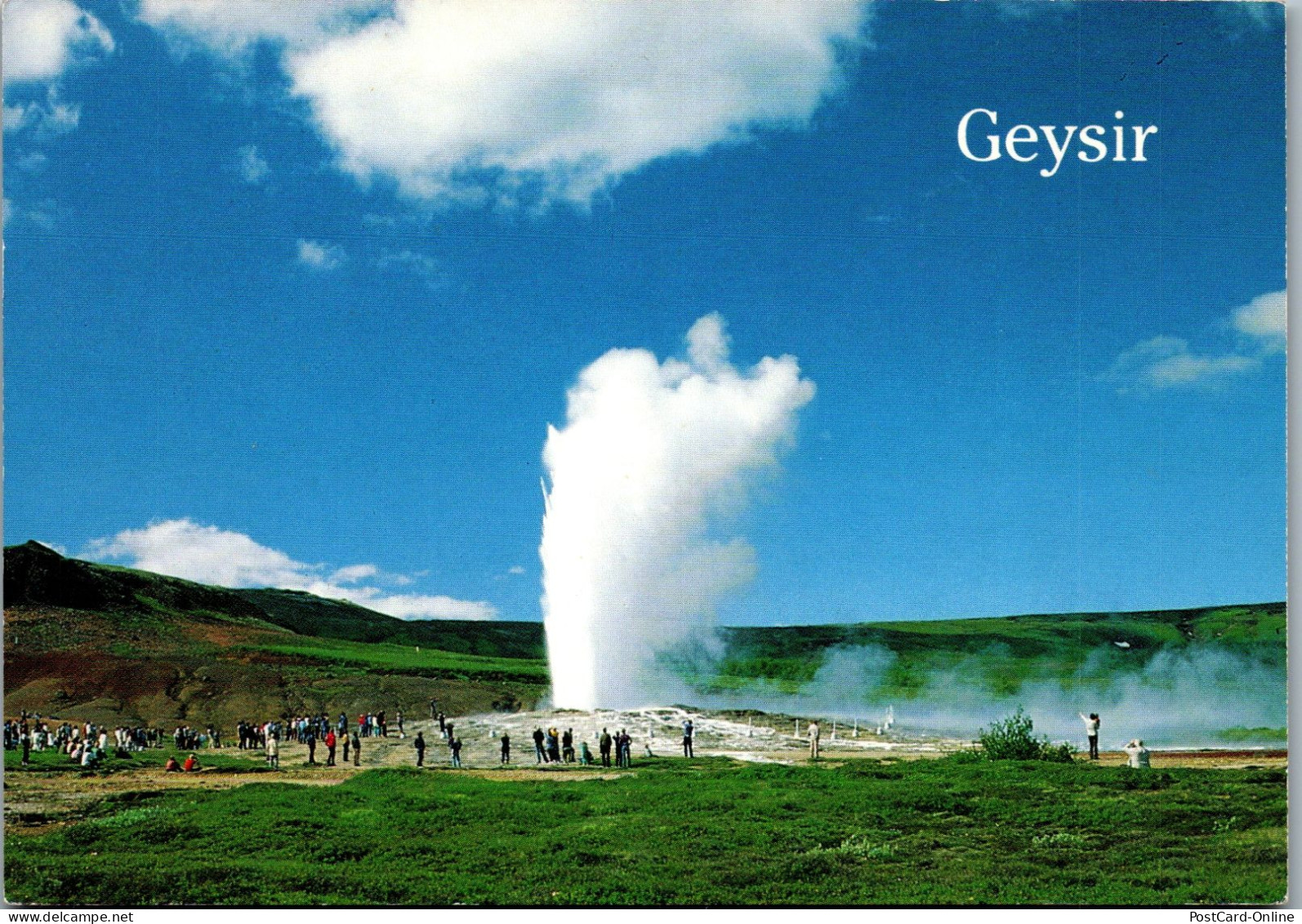 50971 - Island - Geysir , The Great Geysir - Gelaufen 1992 - Island