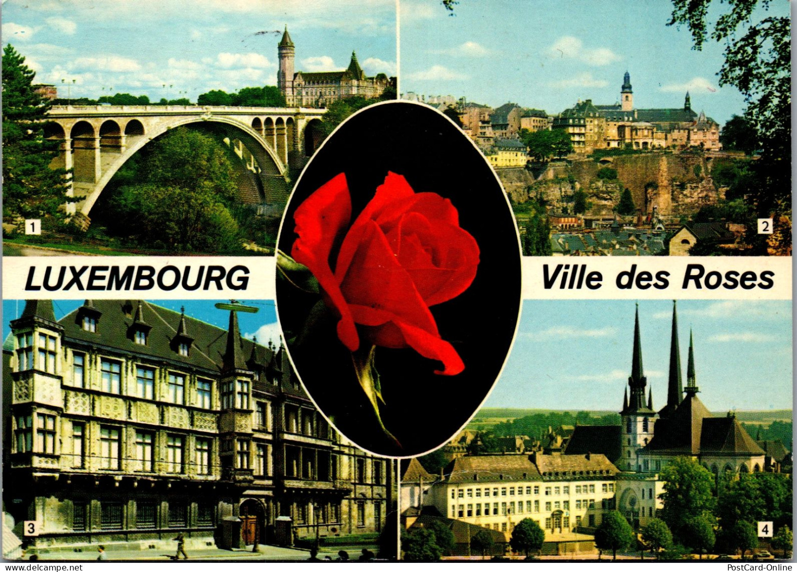 50957 - Luxembourg - Luxemburg , Ville Des Roses - Gelaufen  - Lussemburgo - Città