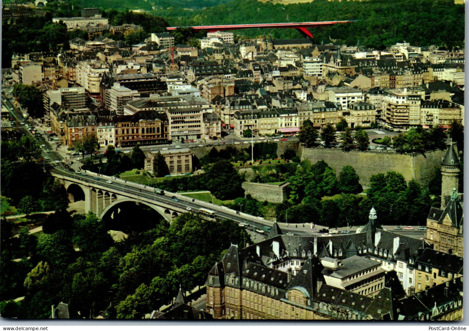 50951 - Luxembourg - Luxemburg , Vue Aerienne - Gelaufen  - Luxemburgo - Ciudad