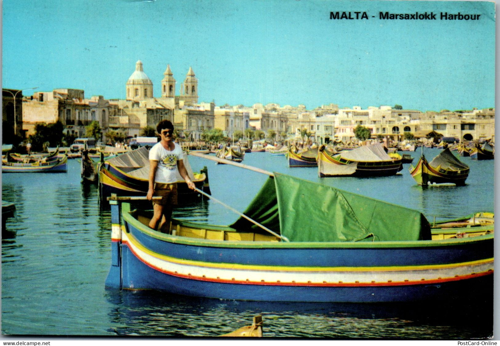 50937 - Malta - Marsaxlokk , Harbour - Gelaufen 1982 - Malte