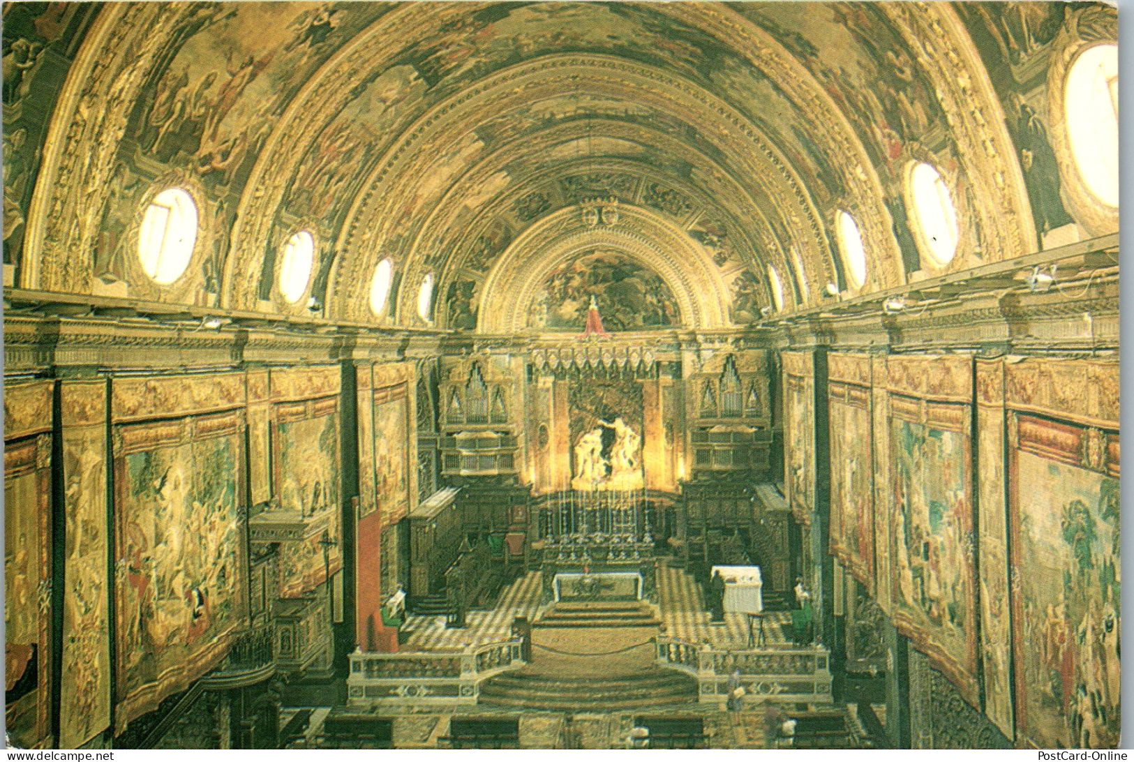 50938 - Malta - Sliema , St. John's Cathedral , Interior - Gelaufen 1982 - Iglesias Y Las Madonnas