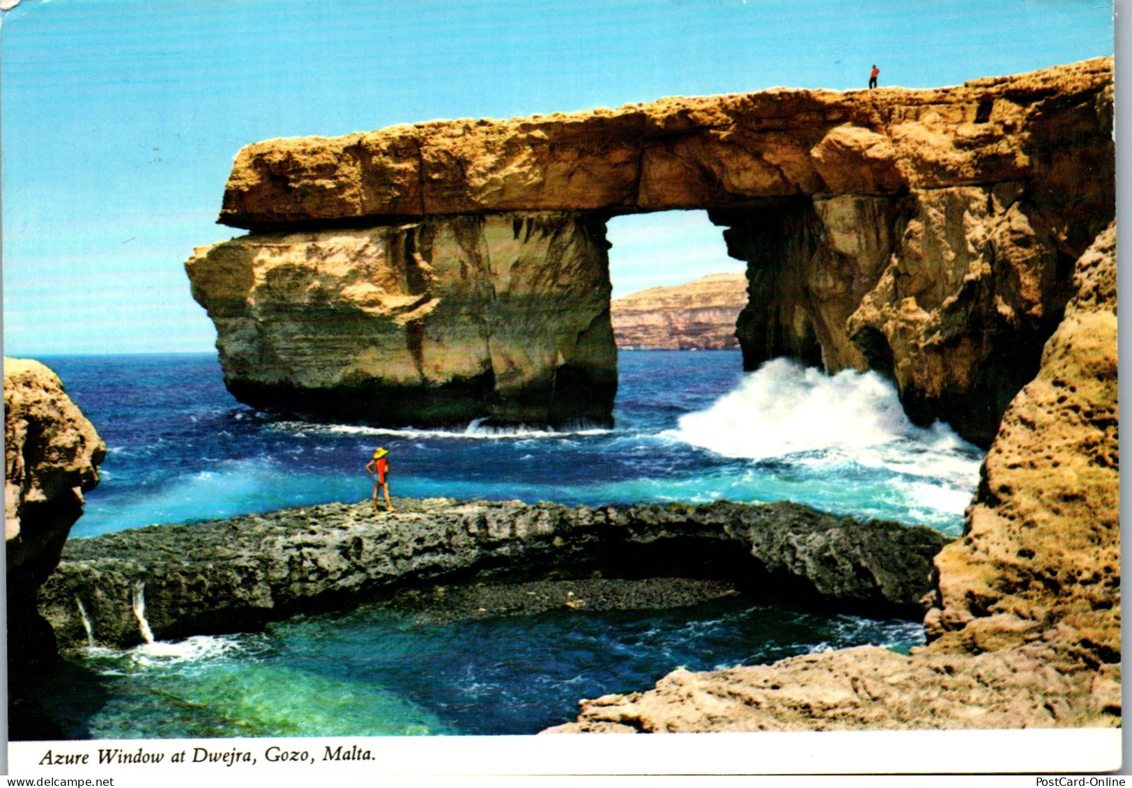 50932 - Malta - Gozo , Azure Window At Dwejra - Gelaufen 1982 - Malta