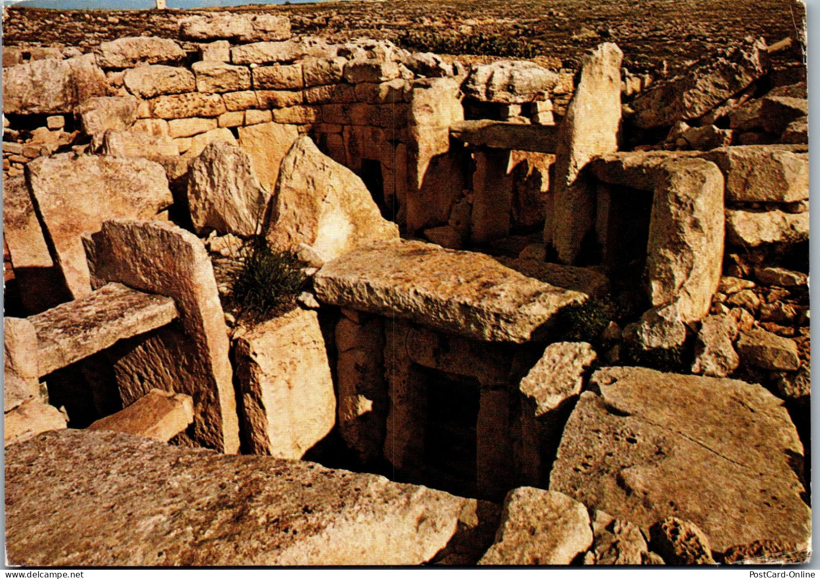 50936 - Malta - Mnajdra , Prehistoric Temples - Gelaufen 1982 - Malta