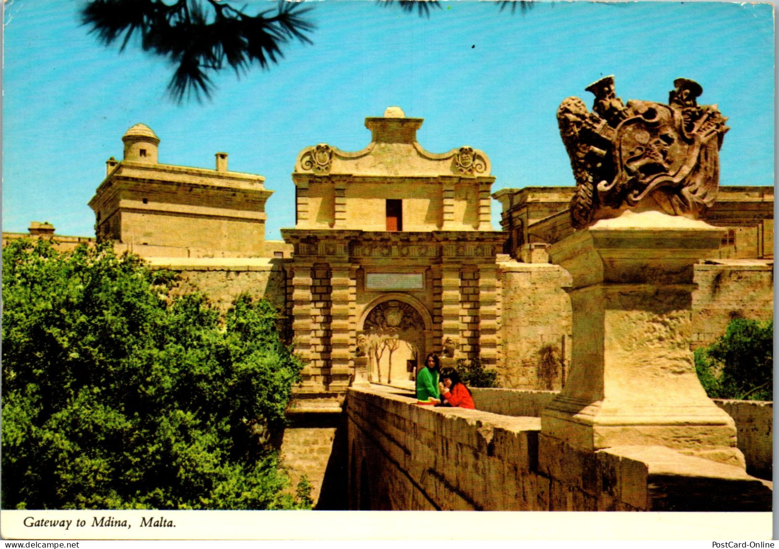 50933 - Malta - Mdina , Gateway To Mdina - Gelaufen 1982 - Malte