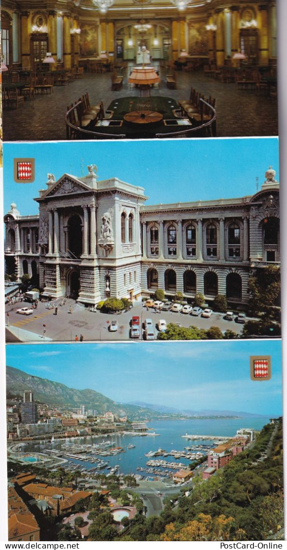 50920 - Monaco - Monte Carlo , Leporello , 9 Karten , 9 Cards - Nicht Gelaufen  - Monte-Carlo