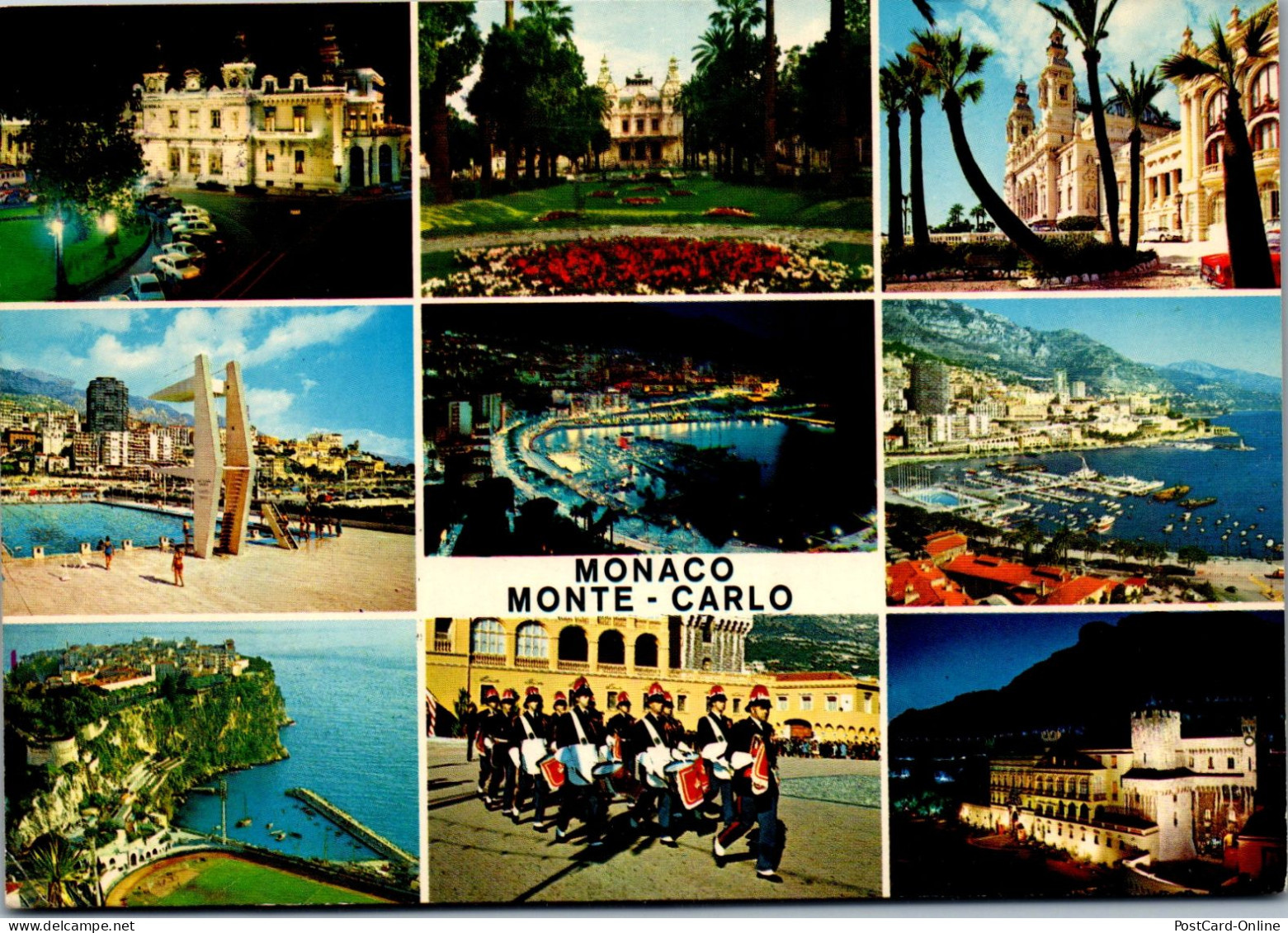 50918 - Monaco - Monte Carlo , Mehrbildkarte - Gelaufen 1981 - Monte-Carlo