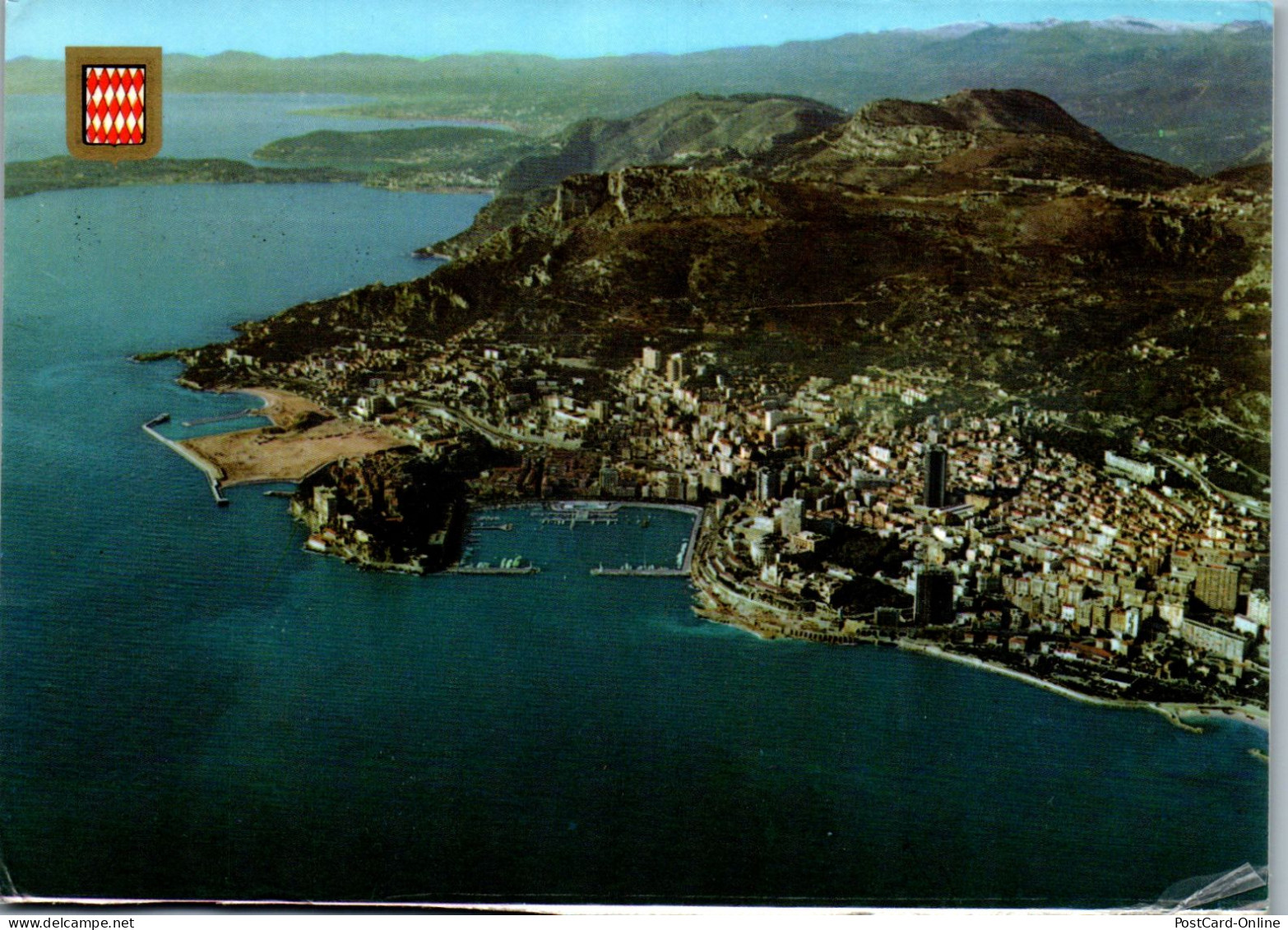 50913 - Monaco - Principaute , Vue Aerienne - Gelaufen 1983 - Viste Panoramiche, Panorama