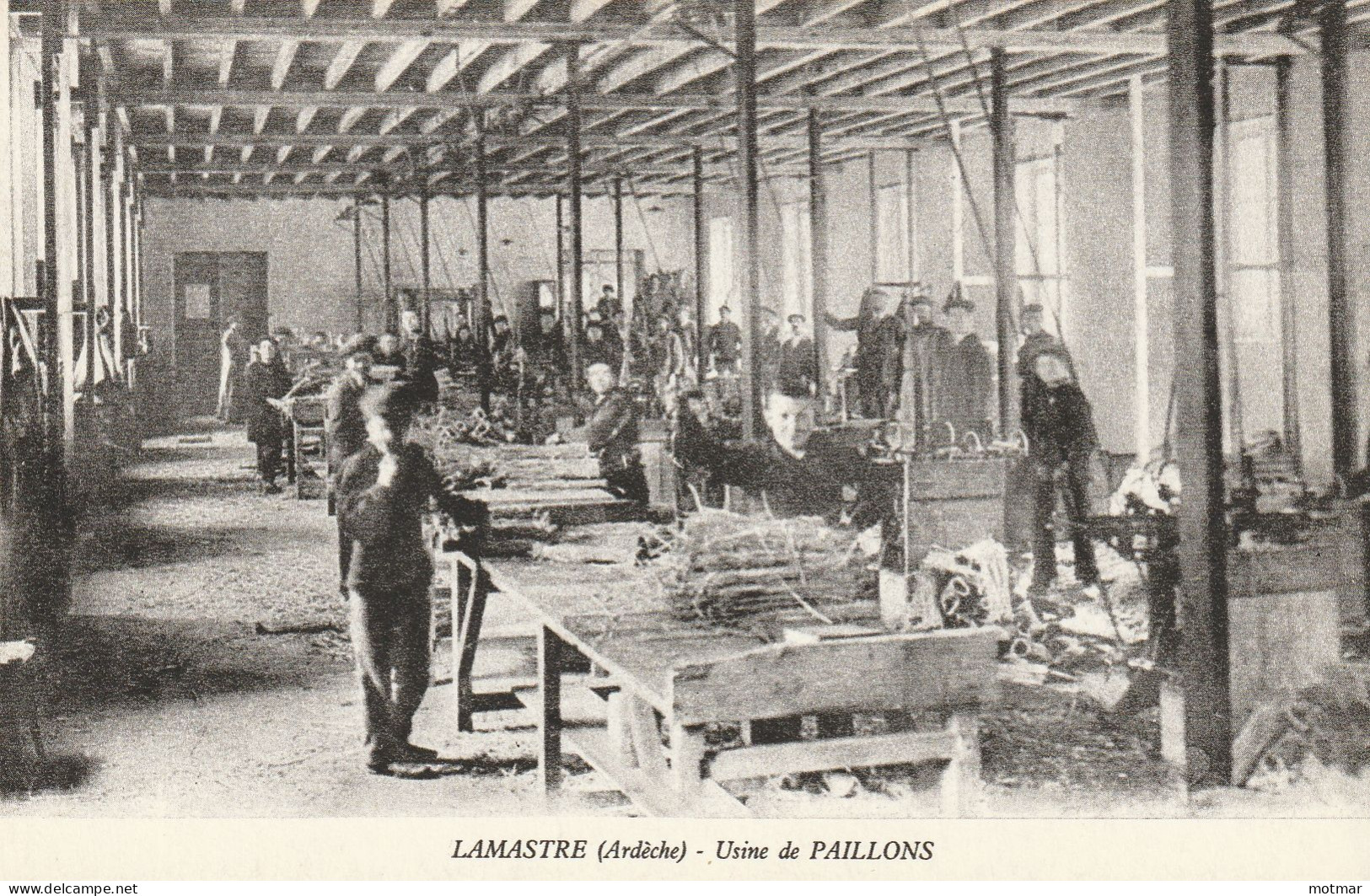 Lamastre, Usine De Paillons - Ouvriers - Enfants - Otros & Sin Clasificación