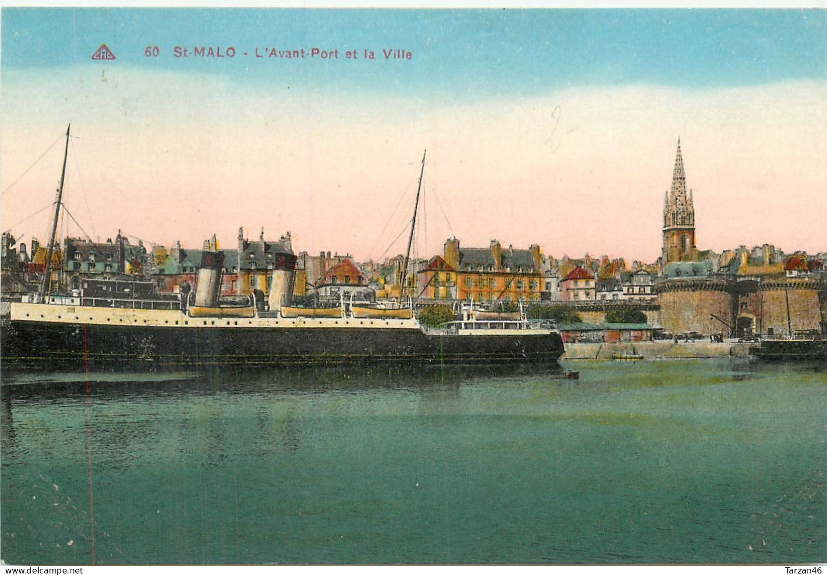 28.04.2024 - B -   60. ST MALO  - L'avant Port Et La Ville - Saint Malo