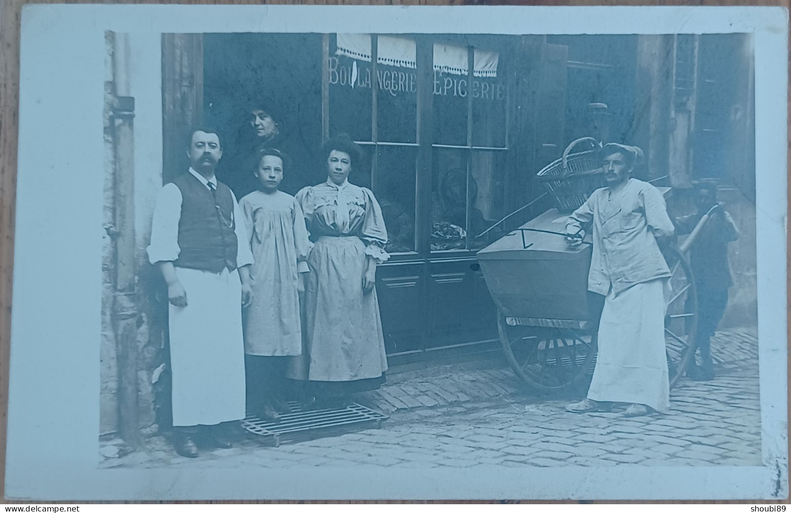 BOULANGERIE ÉPICERIE Thonon-les-Bains MAGASIN DEVANTURE CARTE PHOTO - Thonon-les-Bains