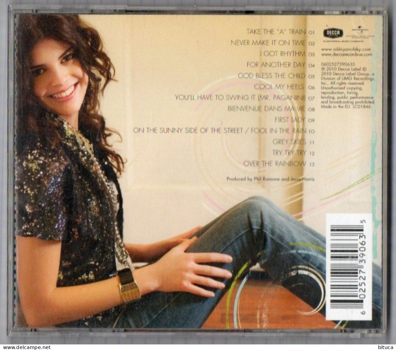 CD 13 TITRES NIKKI YANOFSKY NIKKI DECCA RECORDS - Jazz