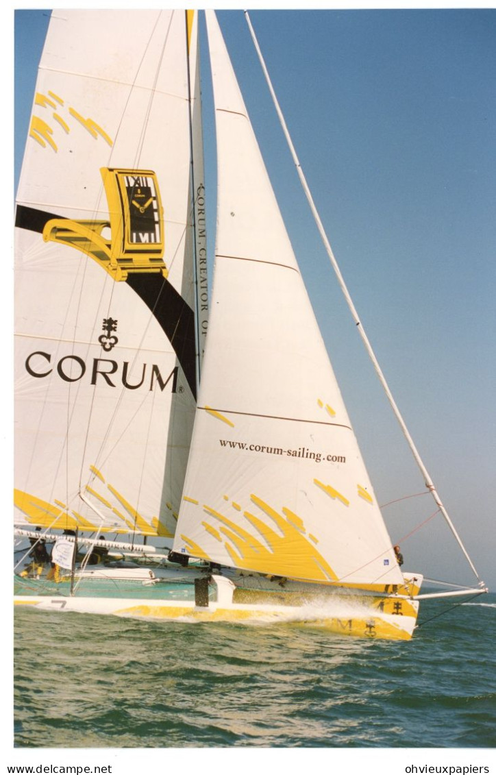 3 Photos Originales . VOILE GRAND PRIX DE FECAMP . VICTOIRE DE LOICK PEYRON EN 1997 - Deportes