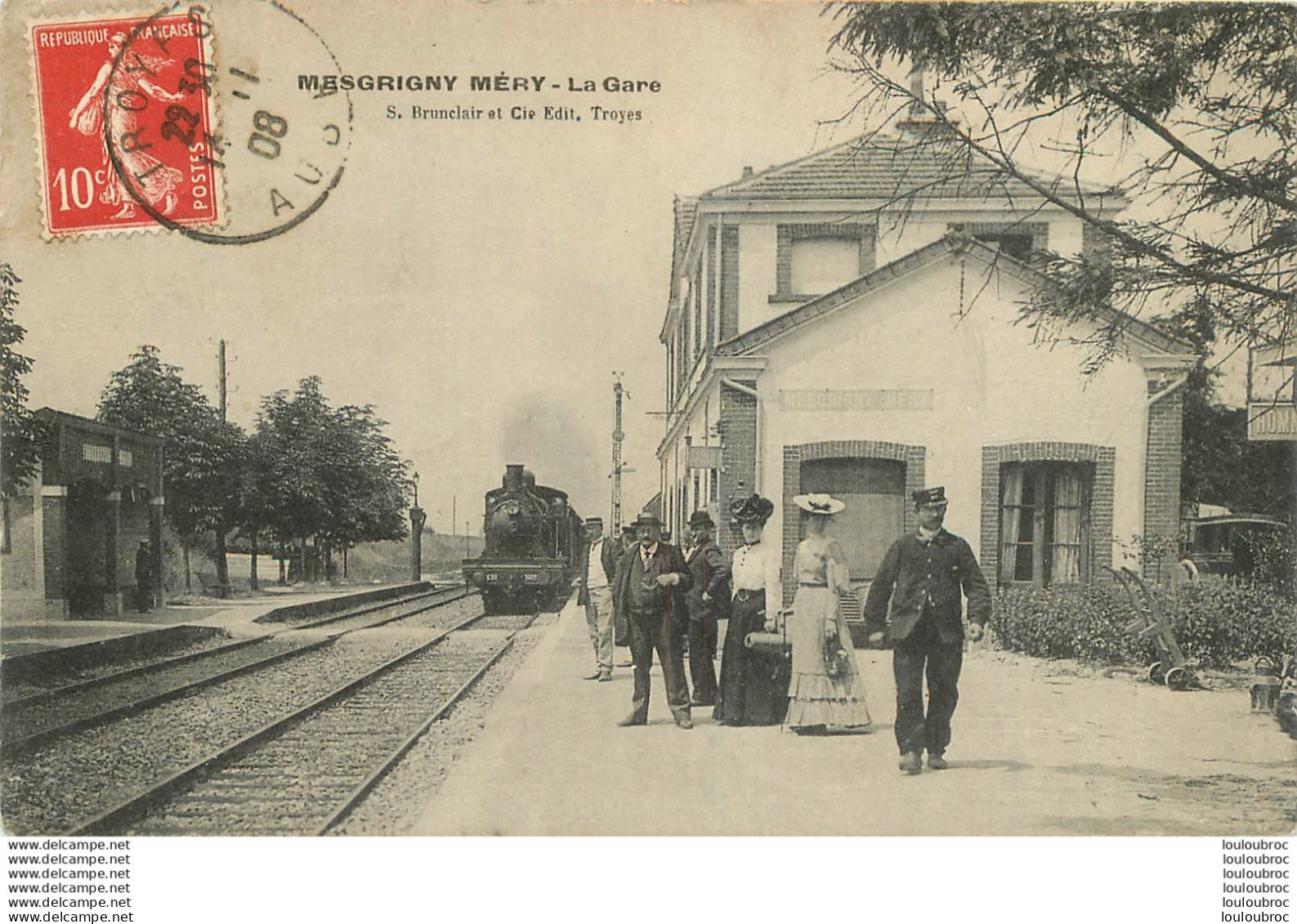 MESGRIGNY MERY LA GARE  AVEC LE TRAIN - Other & Unclassified