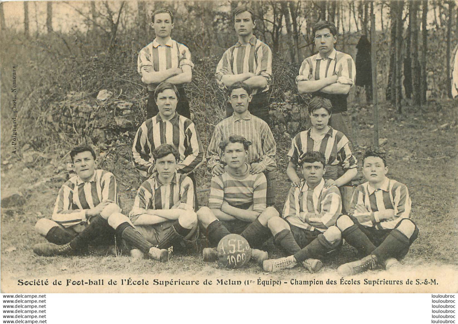 MELUN SOCIETE DE FOOT-BALL DE L'ECOLE SUPERIEURE DE MELUN - Melun