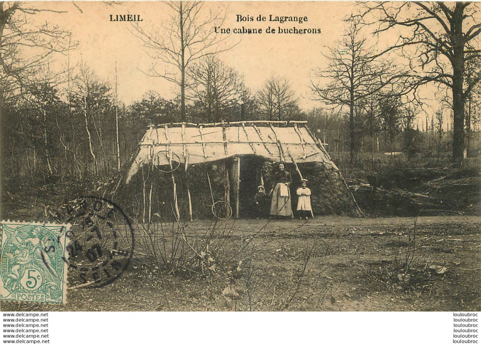 LIMEIL BREVANNES UNE CABANE DE BUCHERONS BOIS DE LAGRANGE - Limeil Brevannes