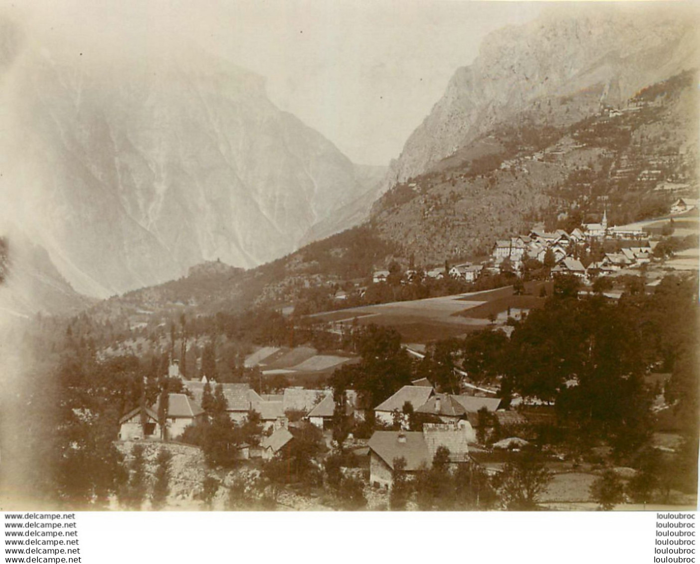 ISERE VENOSC ET LE BOURG D'ARUD  PHOTO ORIGINALE 12 X 8.50 CM - Places