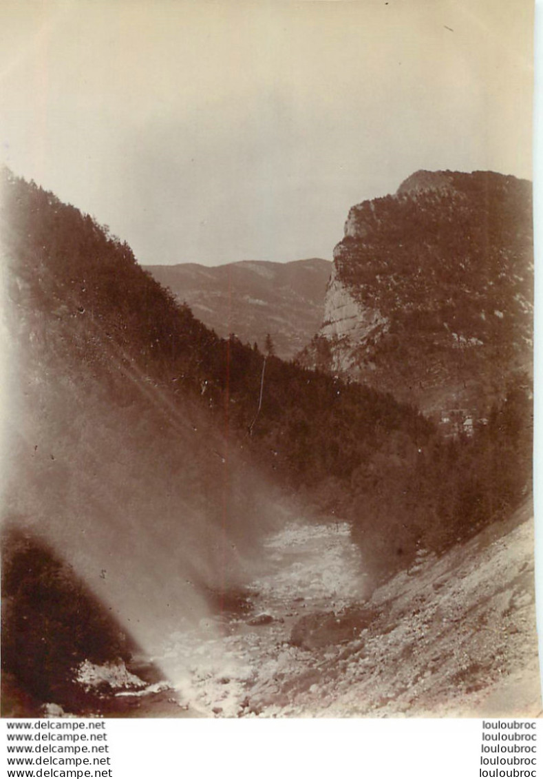 HAUTES ALPES LE TORRENT DE LA BERARDE  PHOTO ORIGINALE 12 X 8.50 CM - Plaatsen