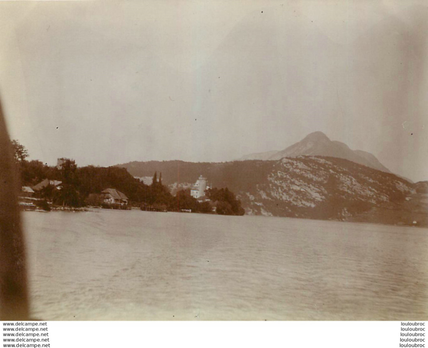 LAC D'ANNECY CHATEAU DE DUINGT  PHOTO ORIGINALE 11.50 X 8.50 CM - Places