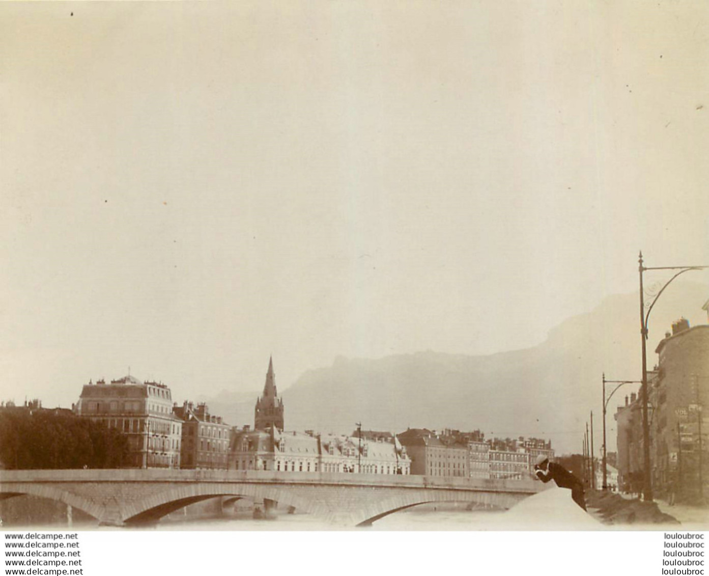 GRENOBLE L'ISERE RIVE GAUCHE  PHOTO ORIGINALE 11.50 X 8.50 CM - Lieux