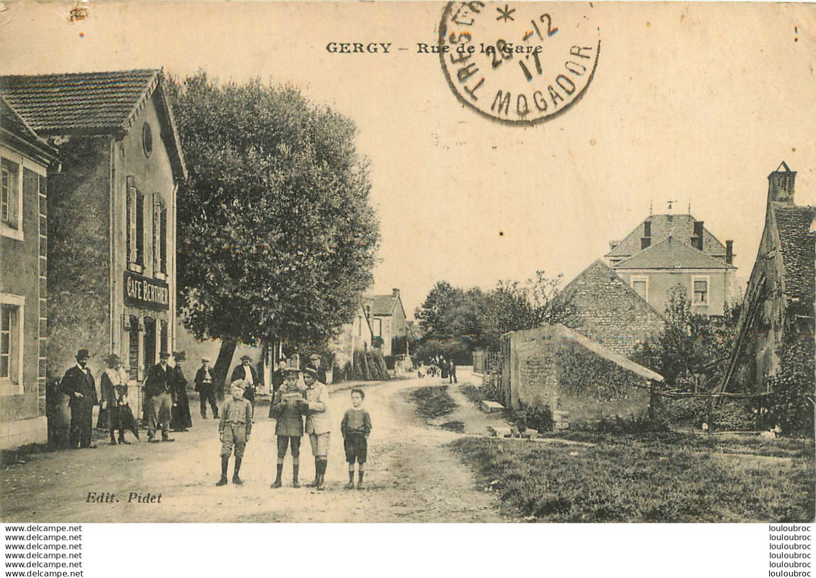 GERGY RUE DE LA GARE EDITION PIDET - Sonstige & Ohne Zuordnung