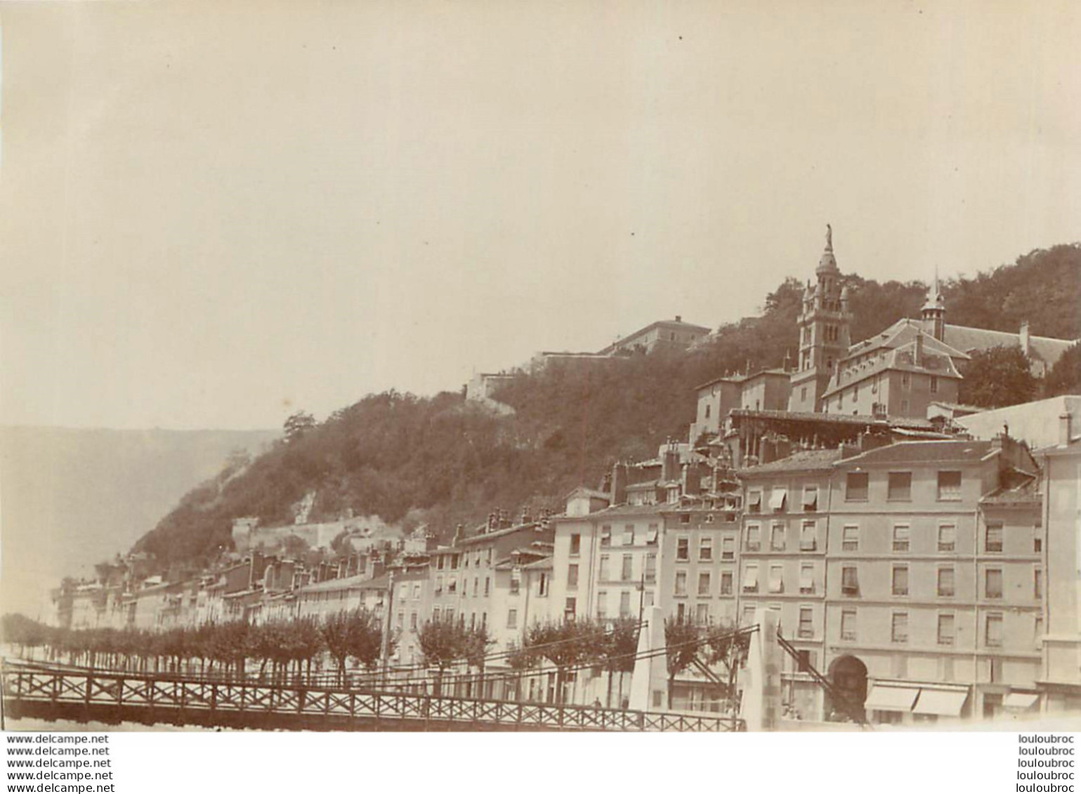 GRENOBLE L'ISERE RIVE DROITE PHOTO ORIGINALE 11.50 X 8.50 CM - Lieux