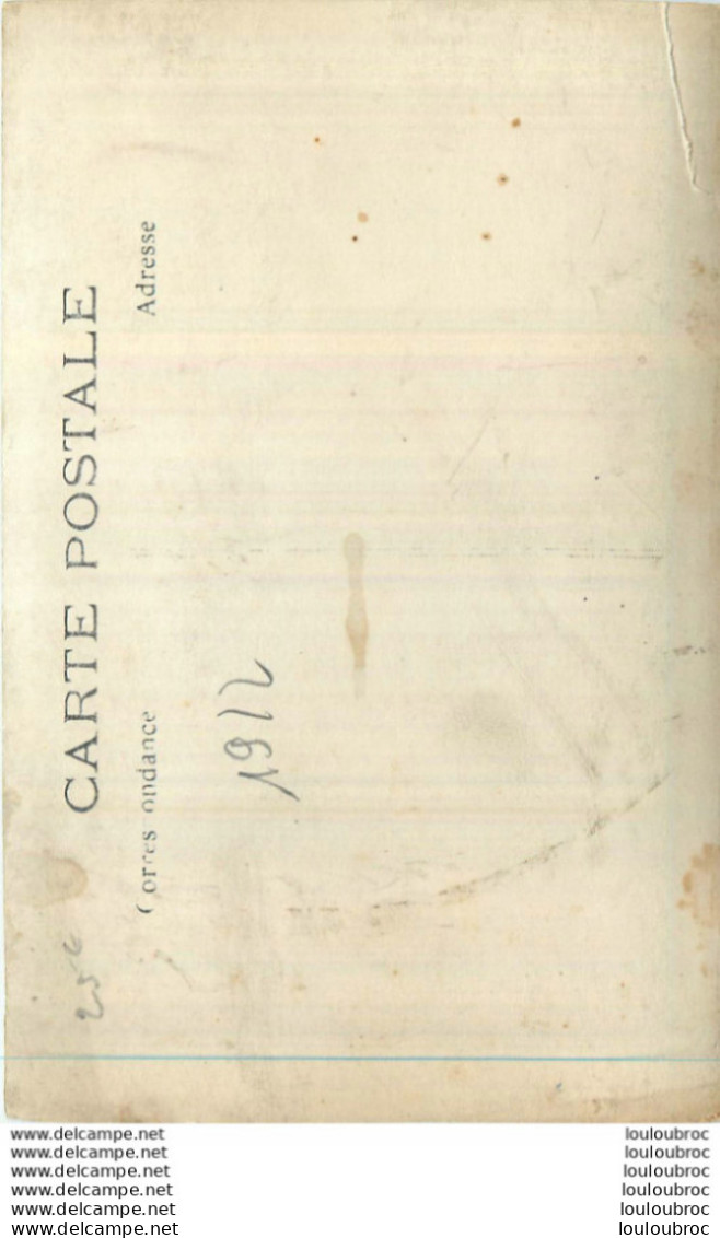 GERGY CARTE PHOTO CONSCRITS CLASSE 1912 REF A - Autres & Non Classés
