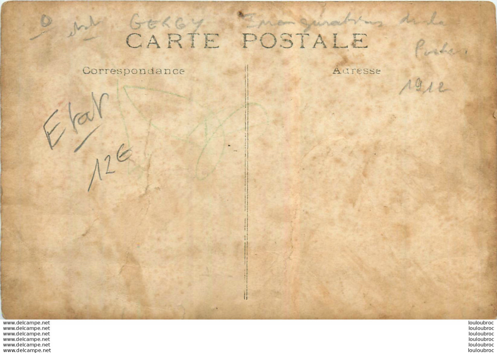 GERGY CARTE PHOTO INAUGURATION POSTE  ETAT - Other & Unclassified