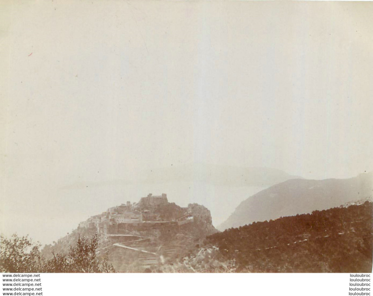 EZE ALPES MARITIMES CAP FERRAT PHOTO ORIGINALE  12 X 8.50 CM - Orte