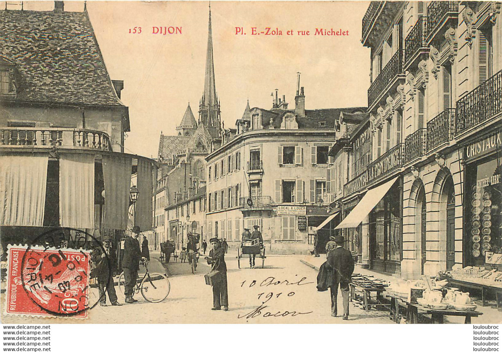 DIJON PLACE EMILE ZOLA ET RUE MICHELET - Dijon