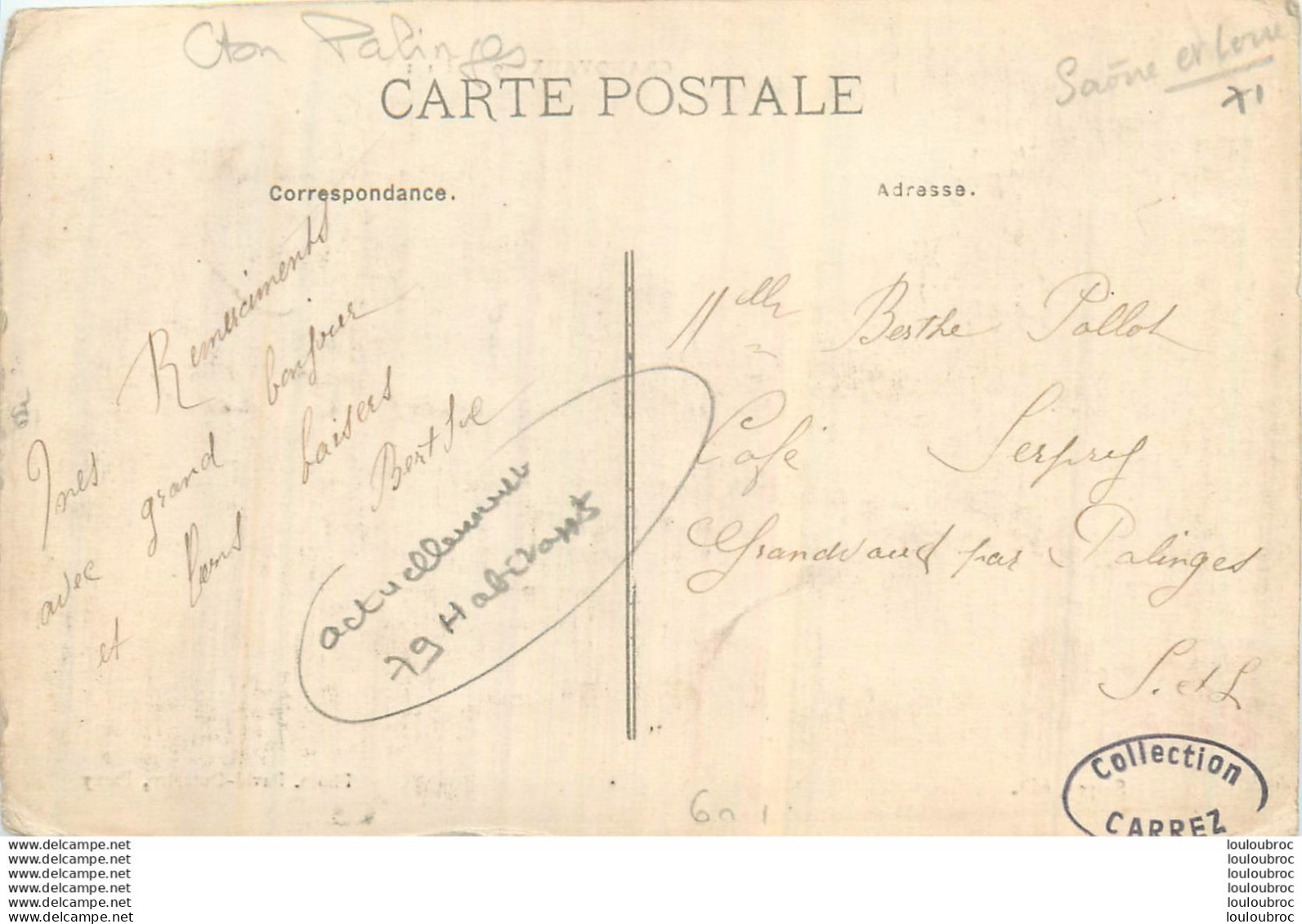 GRANDVAUX 29 MAI 1912 - Other & Unclassified