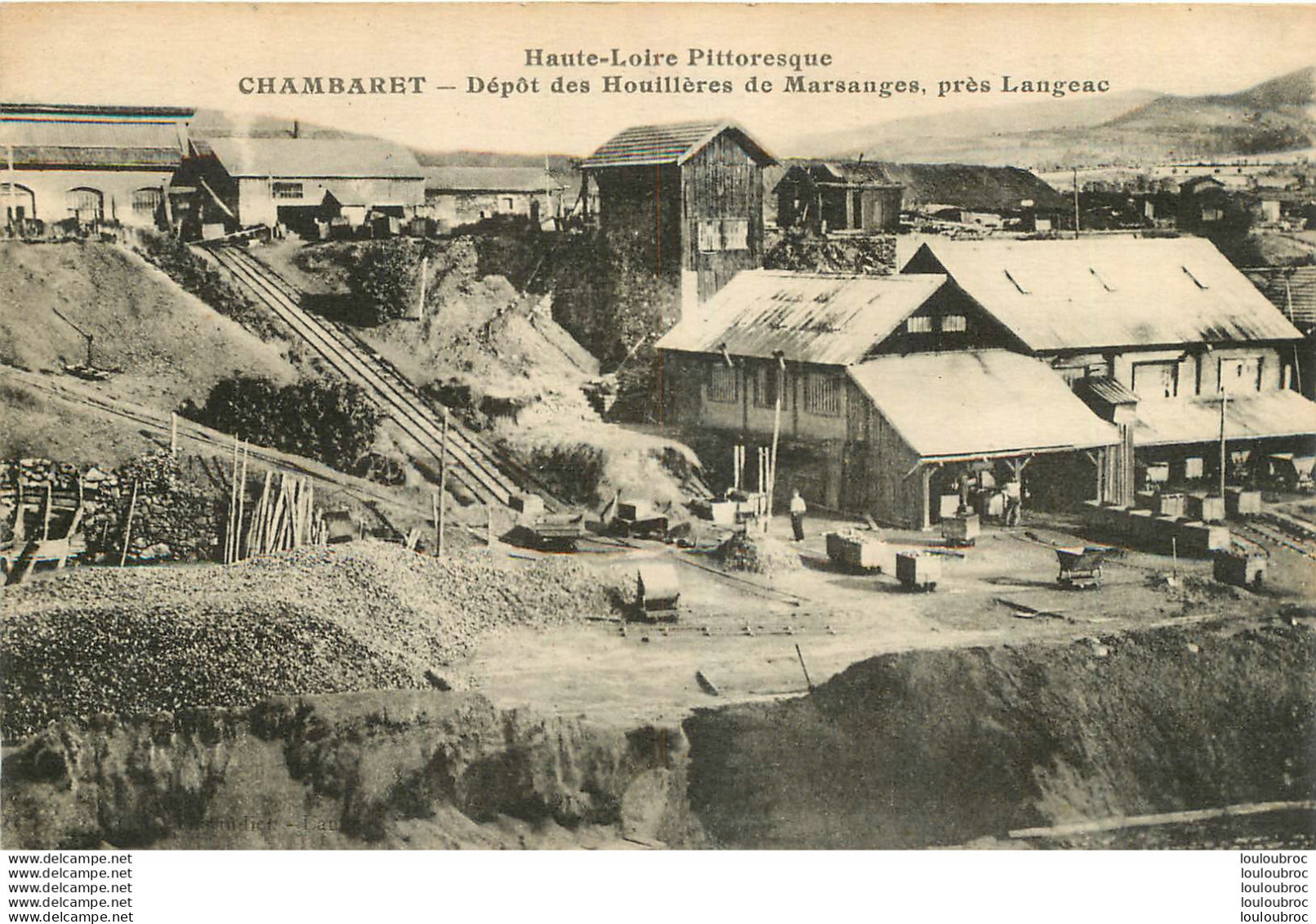 CHAMBARET DEPOT DES HOUILLERFES DE MARSANGES PRES LANGEAC - Autres & Non Classés