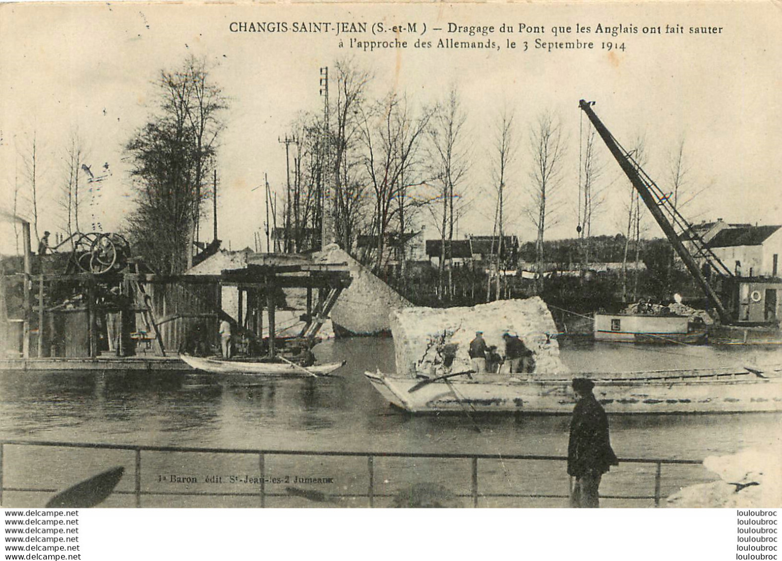 CHANGIS SAINT JEAN DRAGAGE DU PONT - Sonstige & Ohne Zuordnung