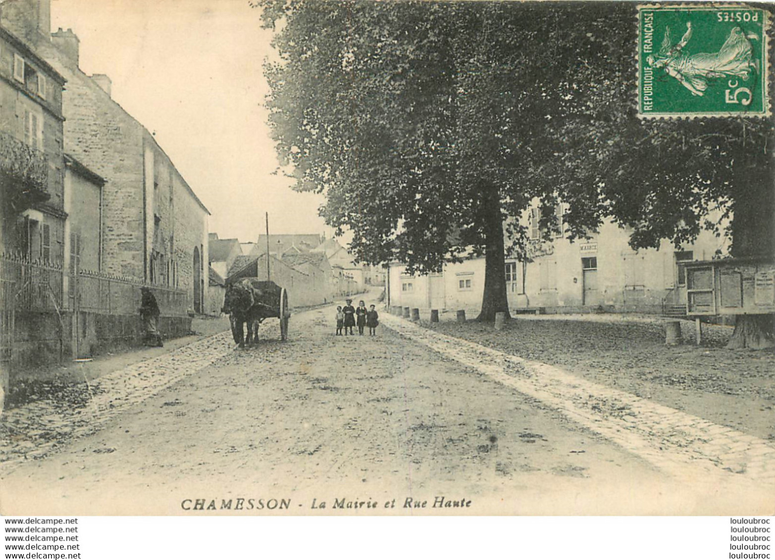 CHAMESSON LA MAIRIE ET RUE HAUTE - Andere & Zonder Classificatie