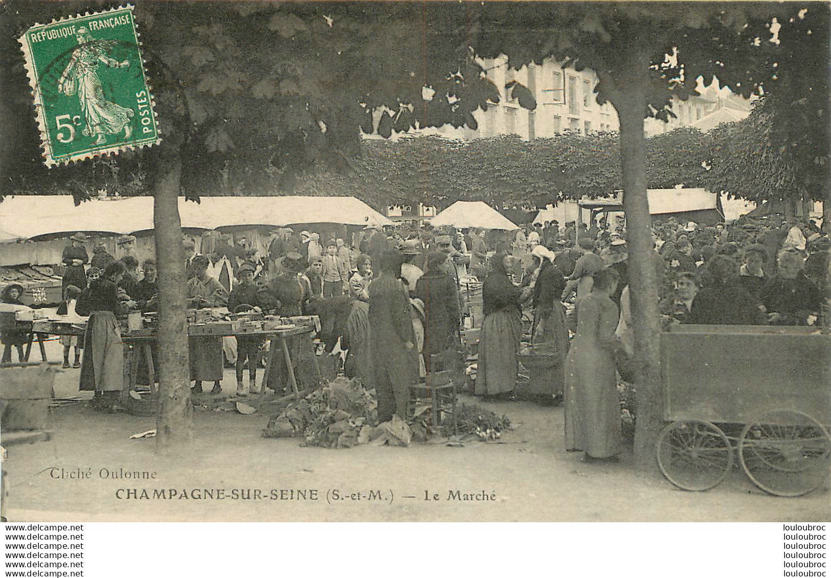 CHAMPAGNE SUR SEINE LE MARCHE - Champagne Sur Seine