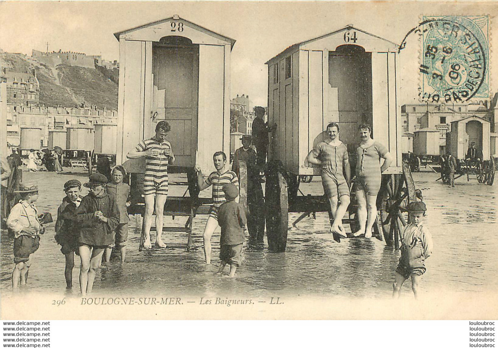 BOULOGNE SUR MER LES BAIGNEURS MAILLOTS DE BAIN D'EPOQUE - Boulogne Sur Mer