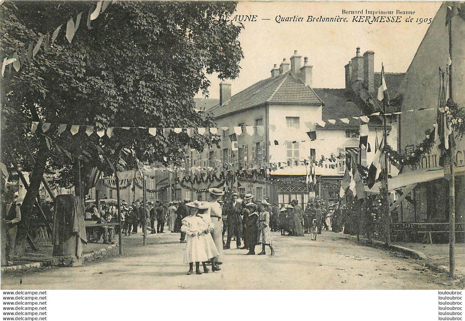 BEAUNE KERMESSE 1905 QUARTIER BRETONNIERE - Beaune