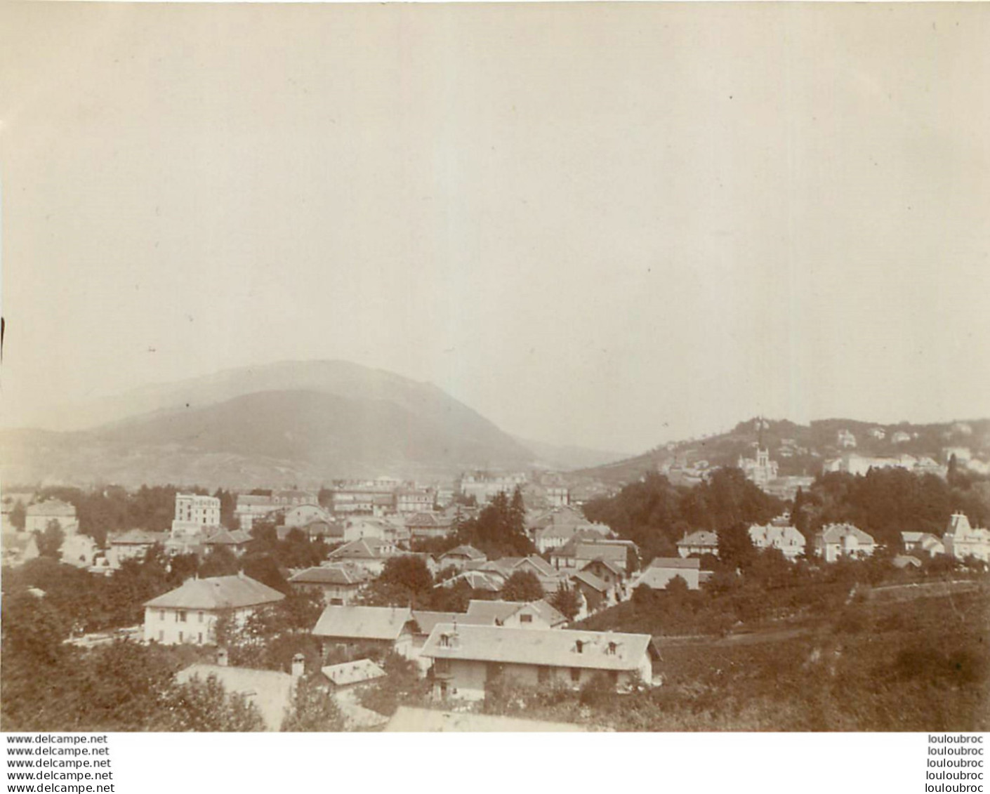 AIX LES BAINS VUE GENERALE PHOTO ORIGINALE 11.50 X 8.50 CM - Lieux