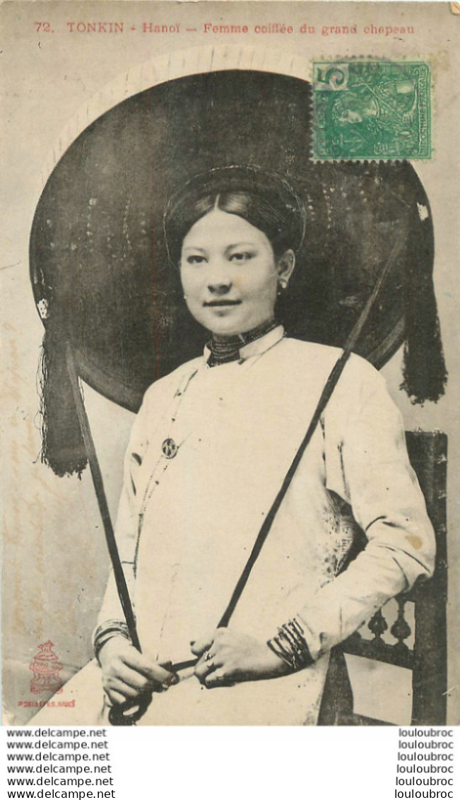 TONKIN HANOI FEMME COIFFEE DU GRAND CHAPEAU - Vietnam