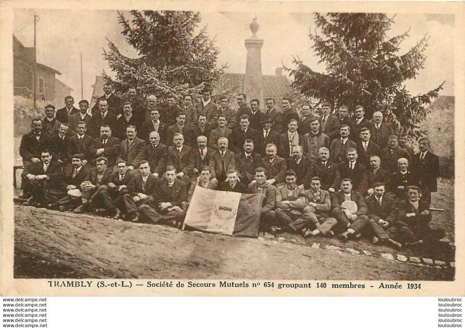 TRAMBLY SOCIETE DE SECOURS MUTUELS N°654 ANNEE 1934 - Autres & Non Classés