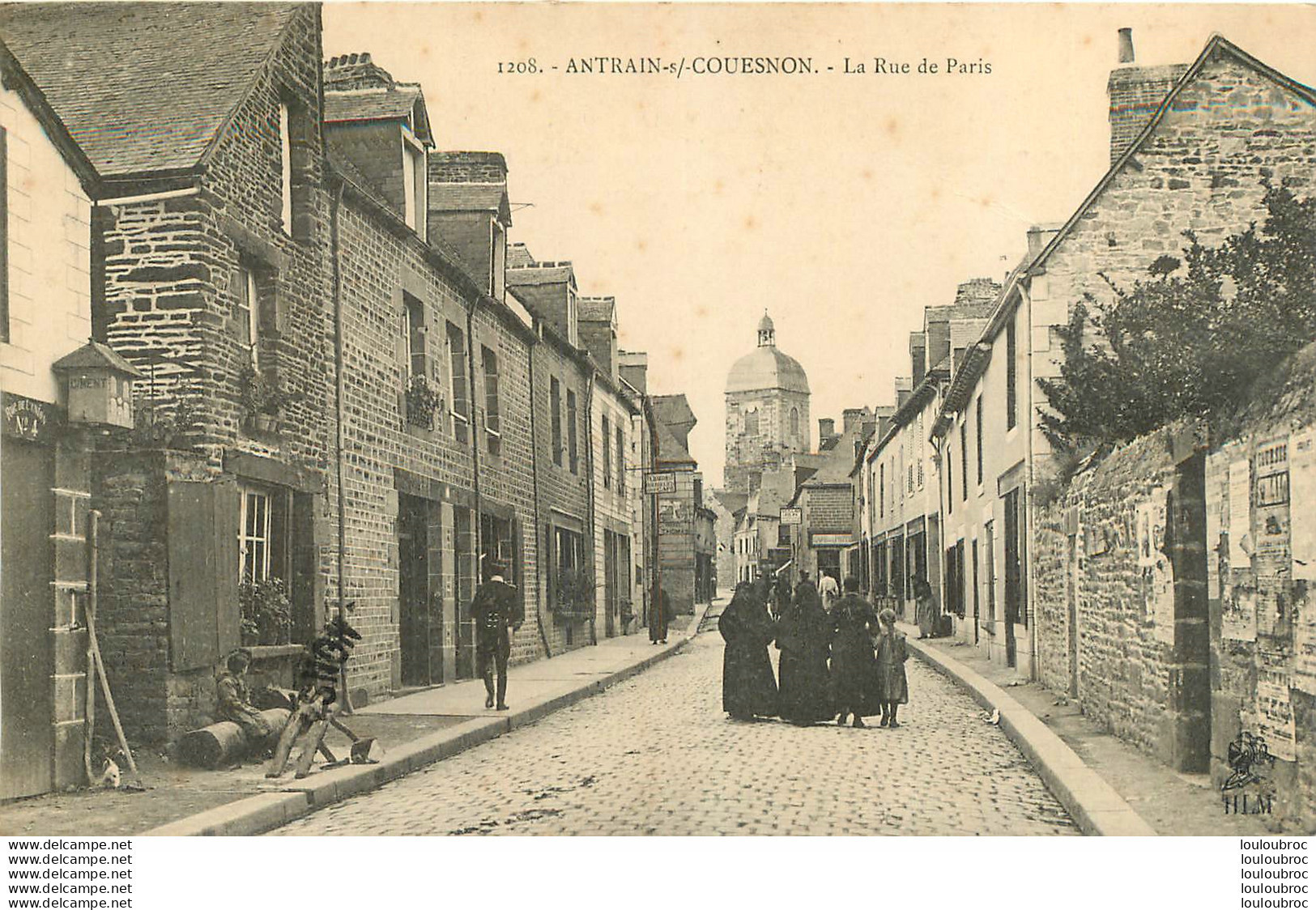 ANTRAIN SUR COUESNON LA RUE DE PARIS - Autres & Non Classés